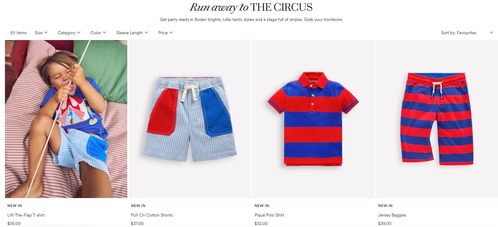 Mini Boden Children's Collection